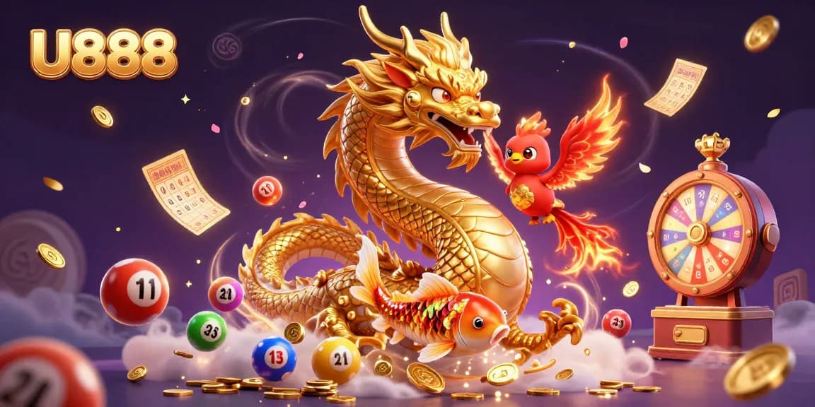 Experience thrilling games at U888 with dynamic lottery elements and legendary creatures.