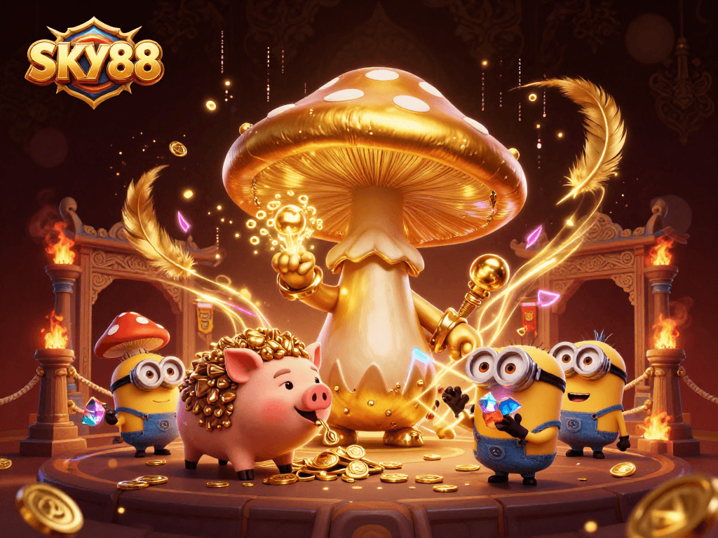 Experience endless fun at SKY88 with dynamic gaming elements and magical treasures.