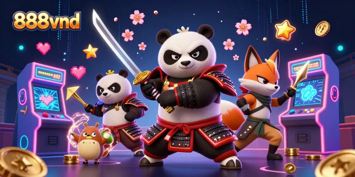 Engage with exciting gameplay at 888vnd featuring dynamic characters in a vibrant casino setting.