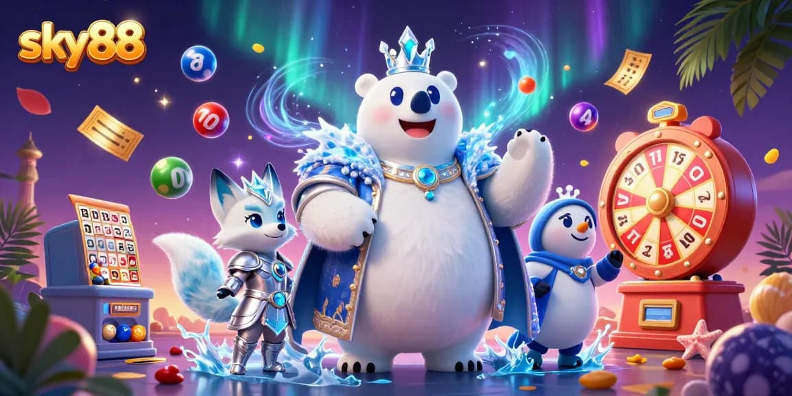 Experience thrilling gameplay at sky88 with exciting lottery games and vibrant prize elements.