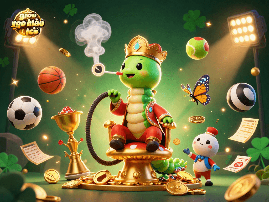 Experience immersive sports betting visuals in giải mã kèo nhà cái with vibrant 3D illustration.