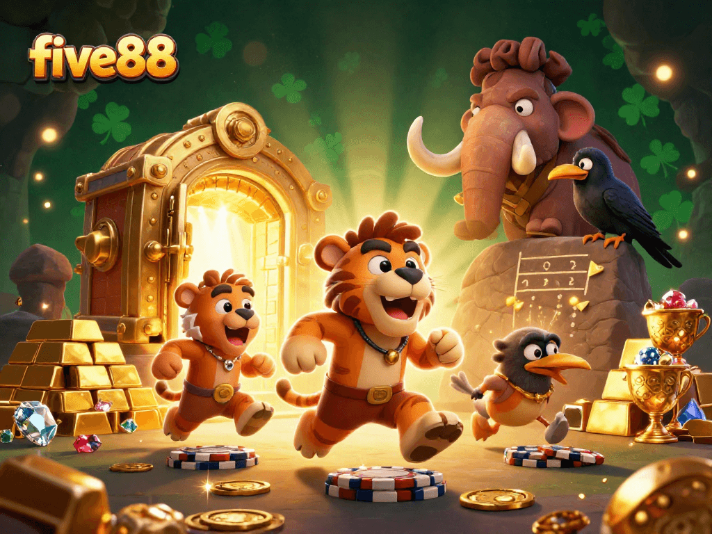 Join five88 for exciting prehistoric casino adventures with unique characters and shimmering treasures.