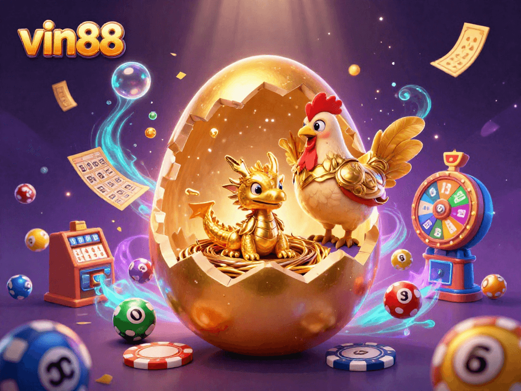 Experience thrilling wins with vin88's vibrant and dynamic casino game elements.