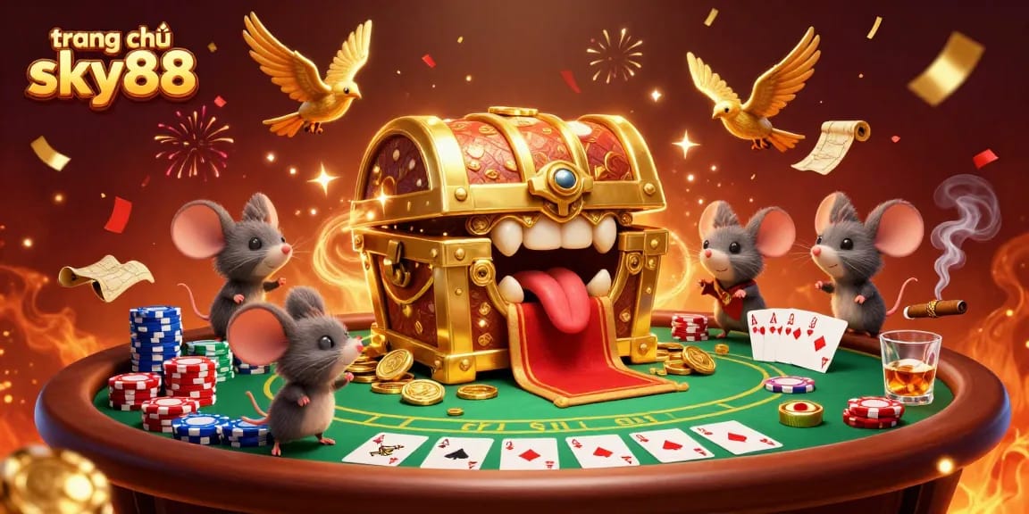 Engage with the fun of trang chủ sky88 as adventurer mice discover riches in a vibrant online casino scene.