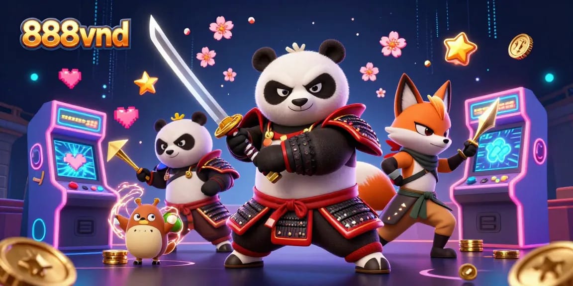 Engage with exciting gameplay at 888vnd featuring dynamic characters in a vibrant casino setting.
