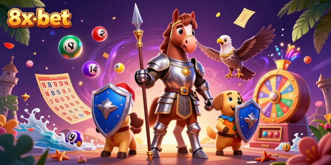 Engage in thrilling 8x-bet casino adventures with colorful lottery elements and exciting winning opportunities.