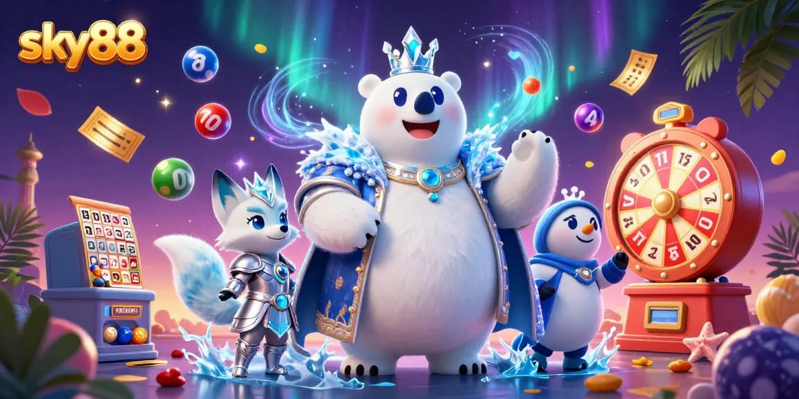 Experience thrilling gameplay at sky88 with exciting lottery games and vibrant prize elements.
