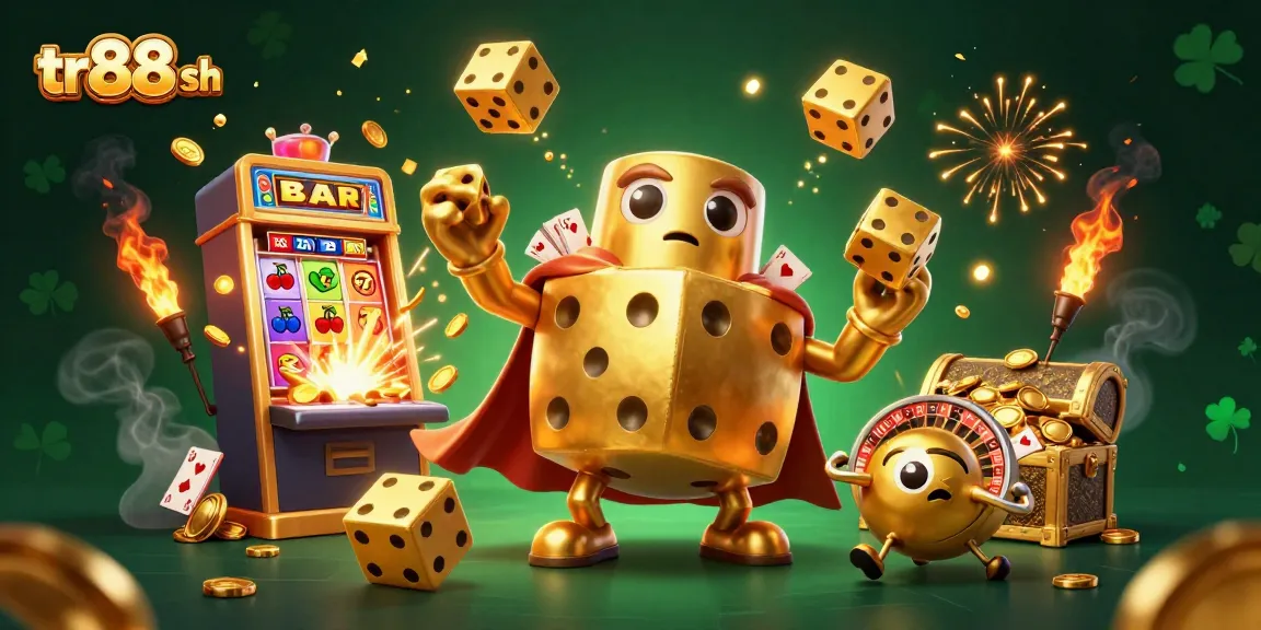 Engage in thrilling action at tr88 sh with the massive golden dice golem and exhilarating jackpot bursts.