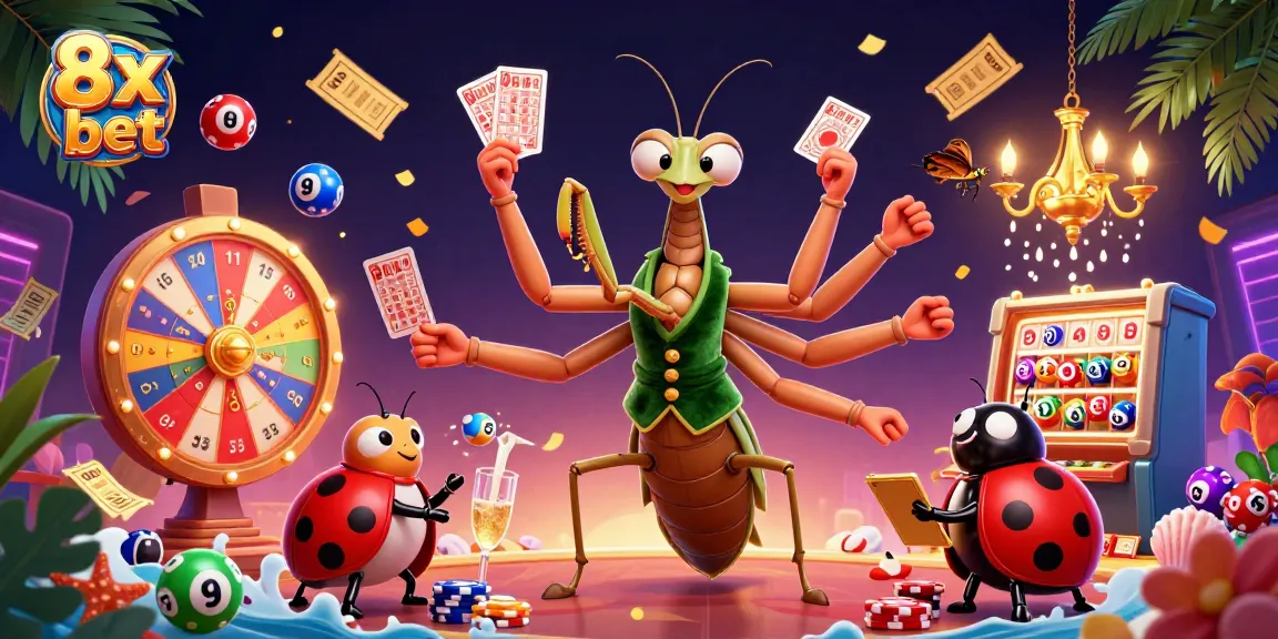 Engage in unforgettable gaming moments at 8x bet with our vibrant casino illustration featuring fun characters.