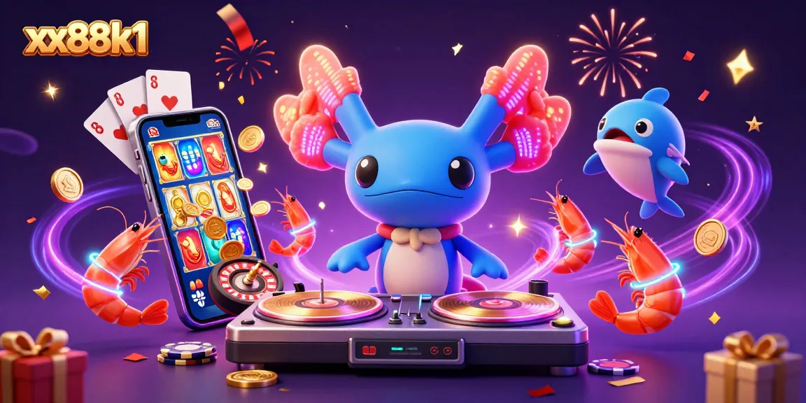 Engage with gaming adventures on xx88k1 featuring vibrant themed casino elements and characters.