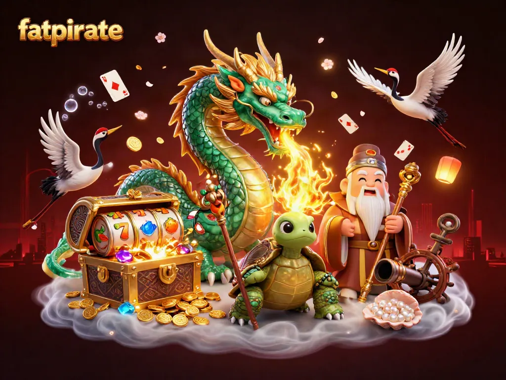Experience fatpirate's thrilling casino adventure with dragons, treasure, and winning slots.