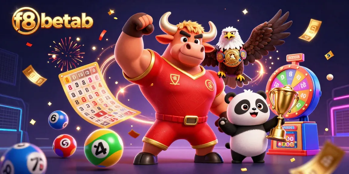 Engage with f8betab's exciting gaming world featuring vibrant characters and dynamic casino elements.