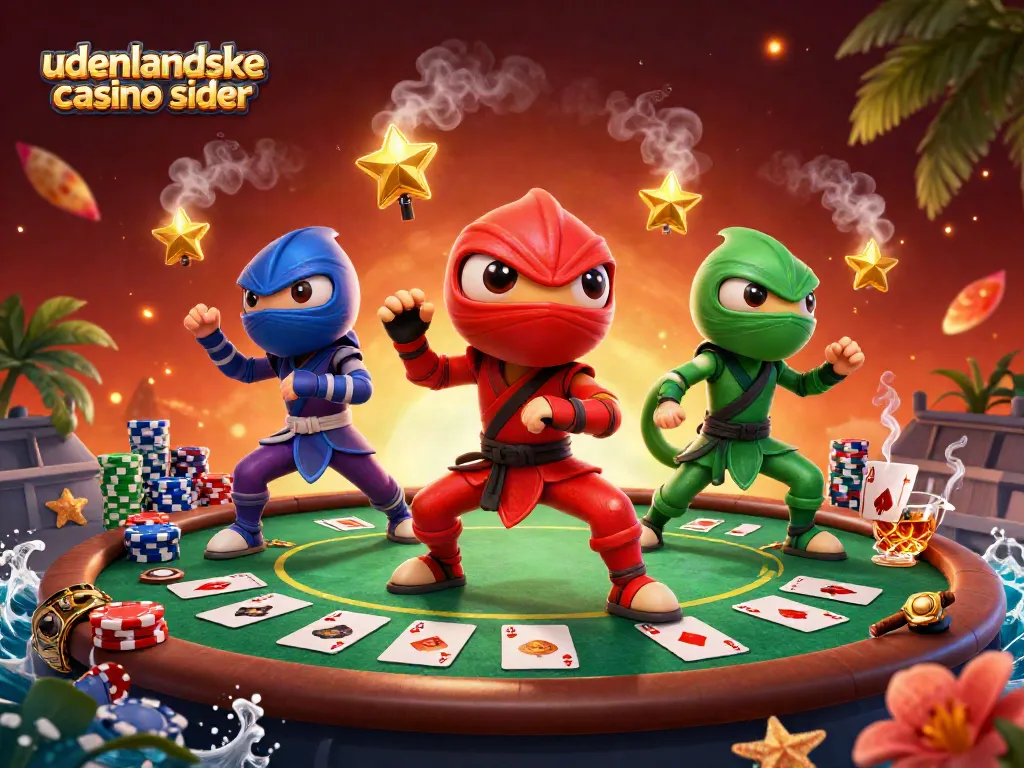 Experience thrilling action with the ninja chameleon team in the vibrant world of udenlandske casino sider.