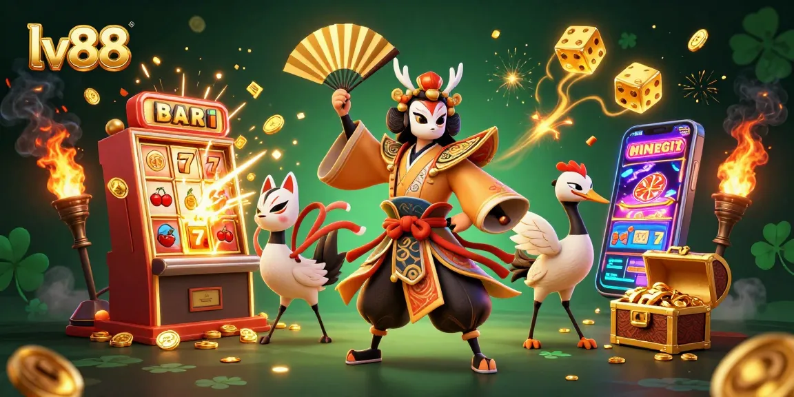 Win big at lv88 with an energetic slot machine and dynamic casino characters.