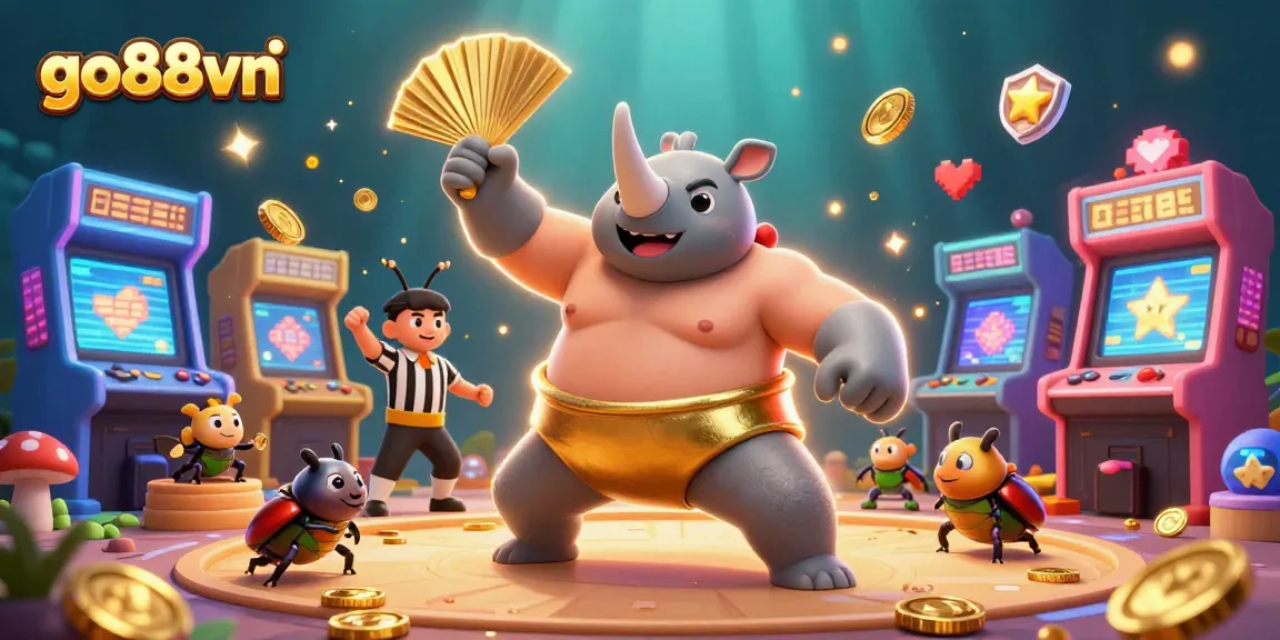 Experience thrilling games at go88vn with vibrant characters, glowing elements, and dynamic casino atmosphere.