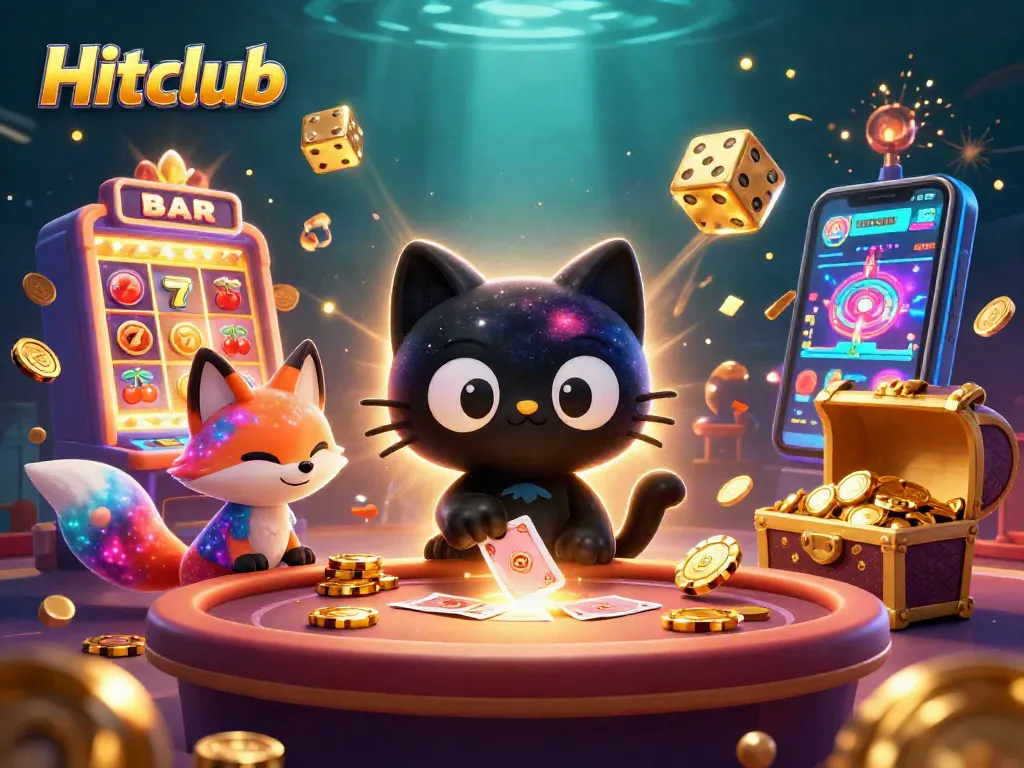 Engage in thrilling gameplay at Hitclub with captivating cosmic characters and exciting casino elements.