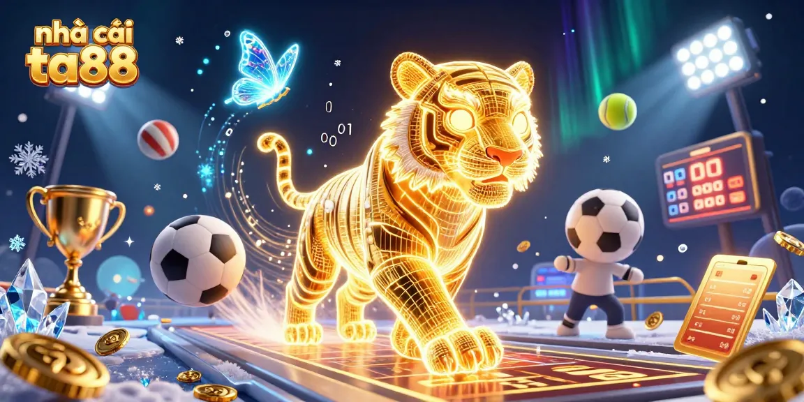 Experience the vibrant universe of nhà cái ta88 with an animated casino featuring dynamic sports elements.