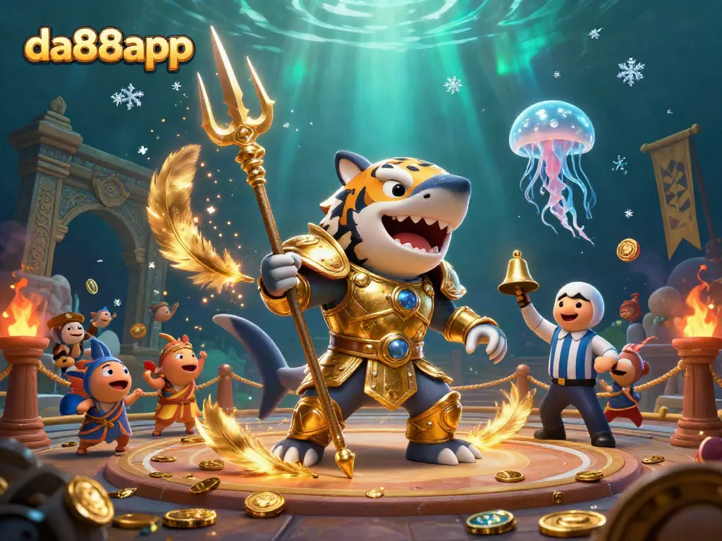 Experience the thrilling gameplay with da88app in this vibrant underwater casino challenge.