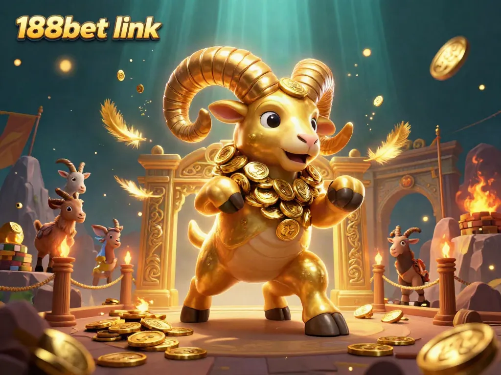 Experience the thrill of 188bet link in this vibrant 3D casino action scene packed with elements of luck and excitement.