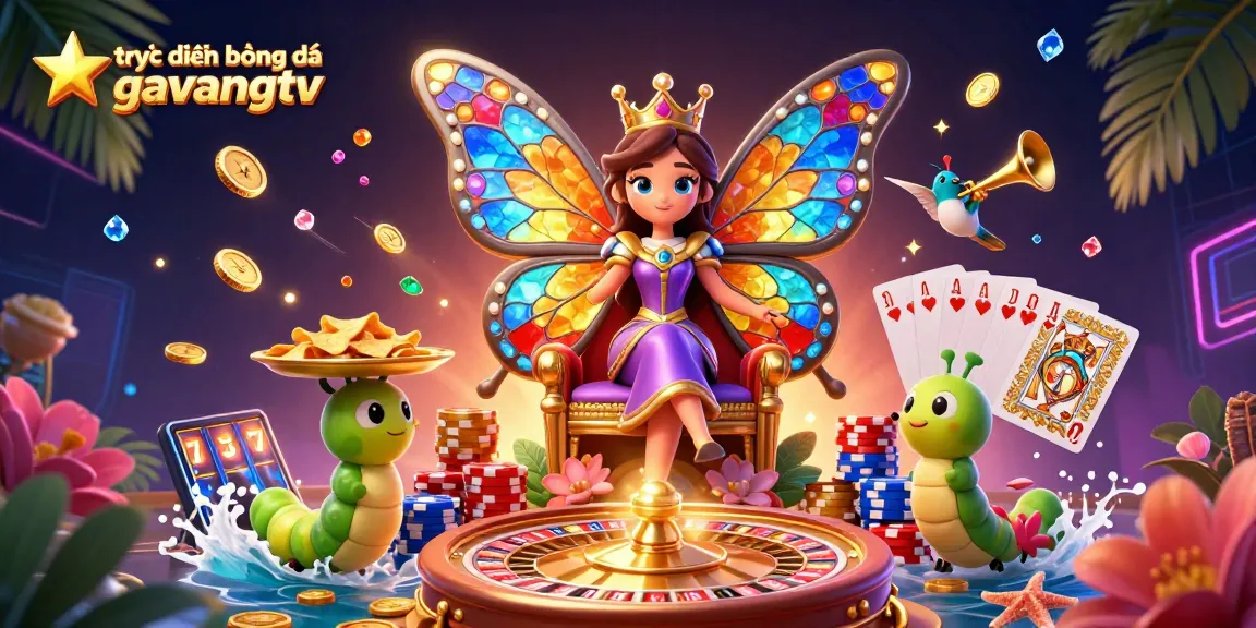 Stream live soccer action with trực tiếp bóng đá gavangtv, featuring vibrant casino scenes.
