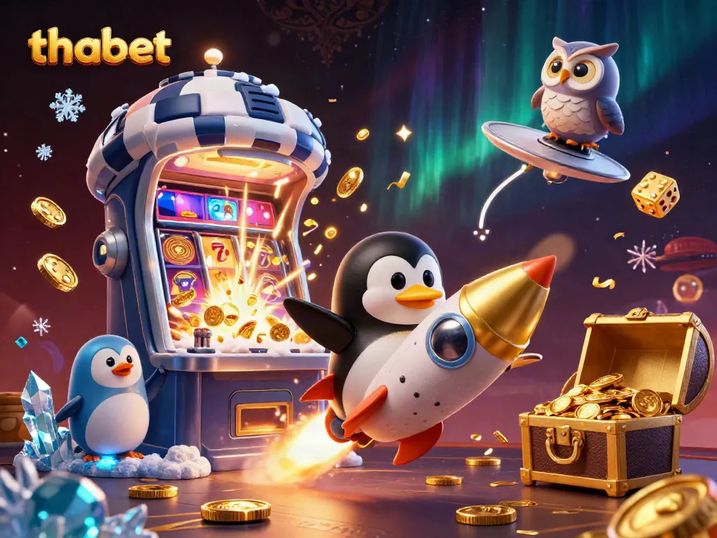 Experience thrilling gameplay at thabet with a vibrant casino scene featuring captivating characters and dynamic elements.