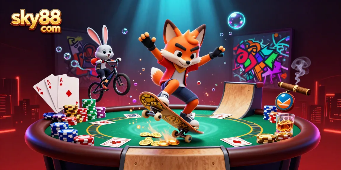 Experience thrilling gaming action and outstanding promotions at sky88 com with vibrant casino graphics.